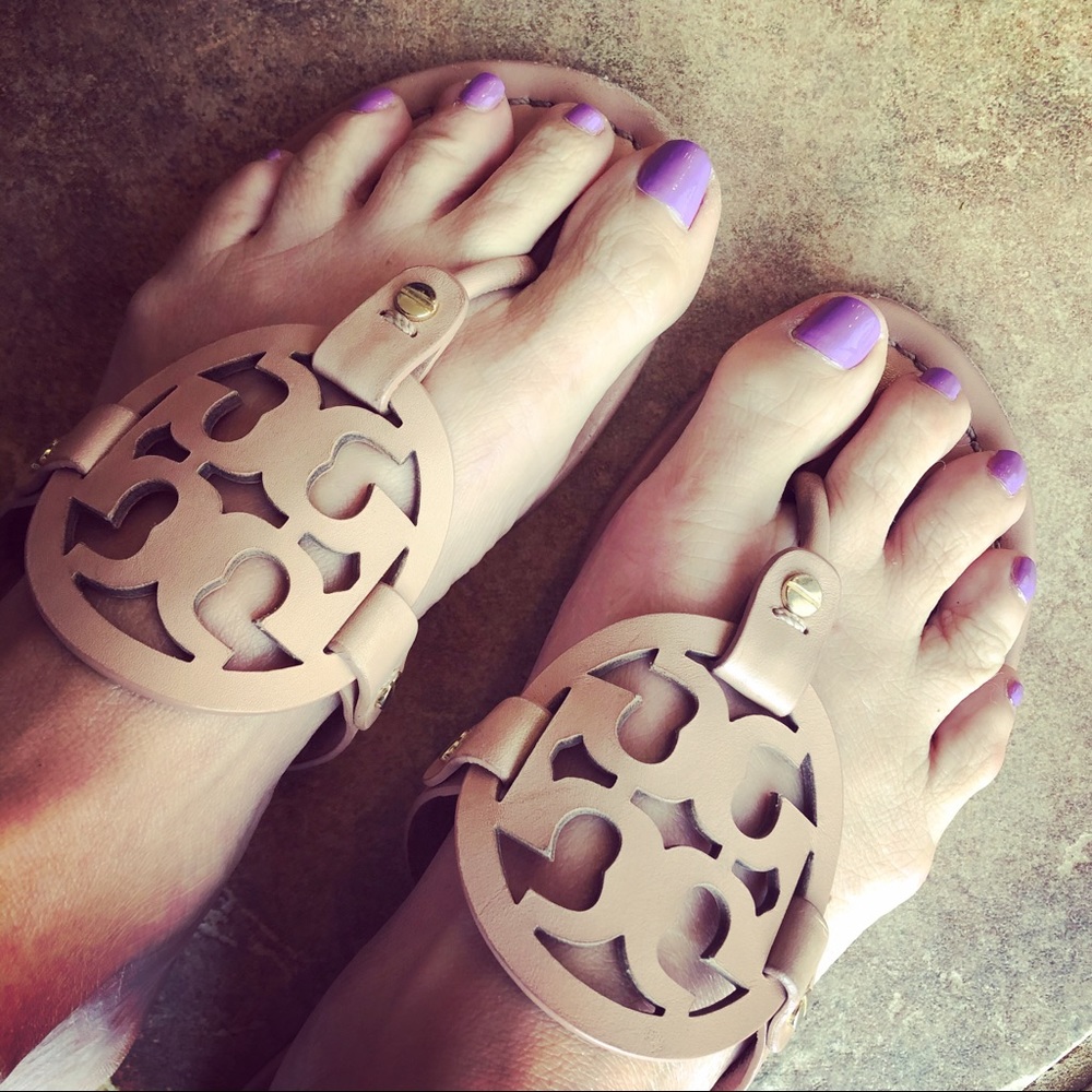 Tory Burch Miller sandals in Light Make up